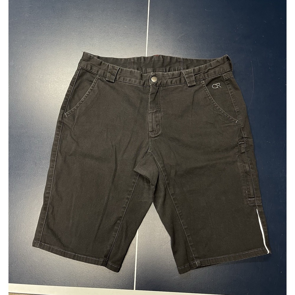 Club Ride Joe Dirt Shorts Men's L Black Cycling Mountain Biking 12" Outdoor